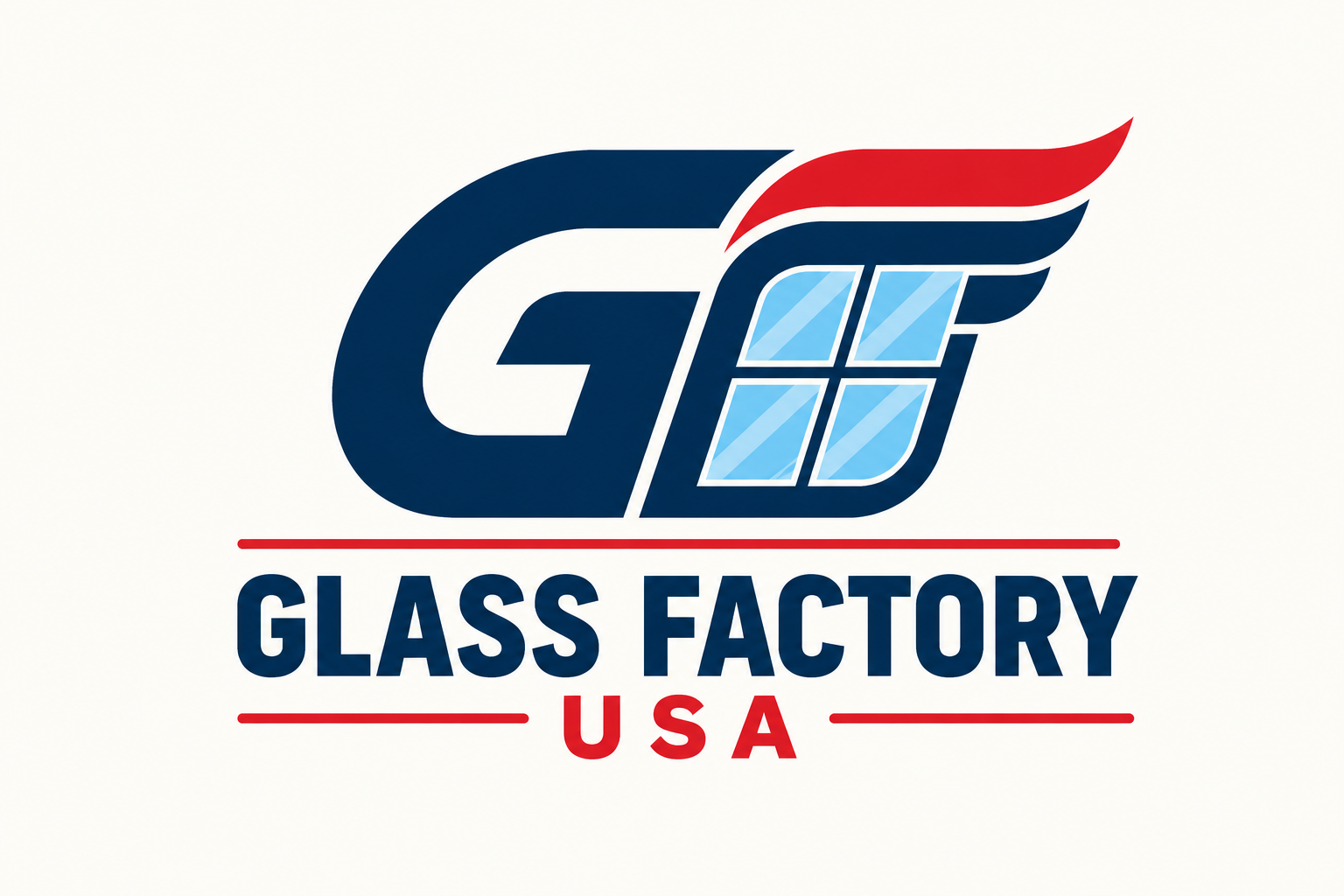 glass factory usa logo